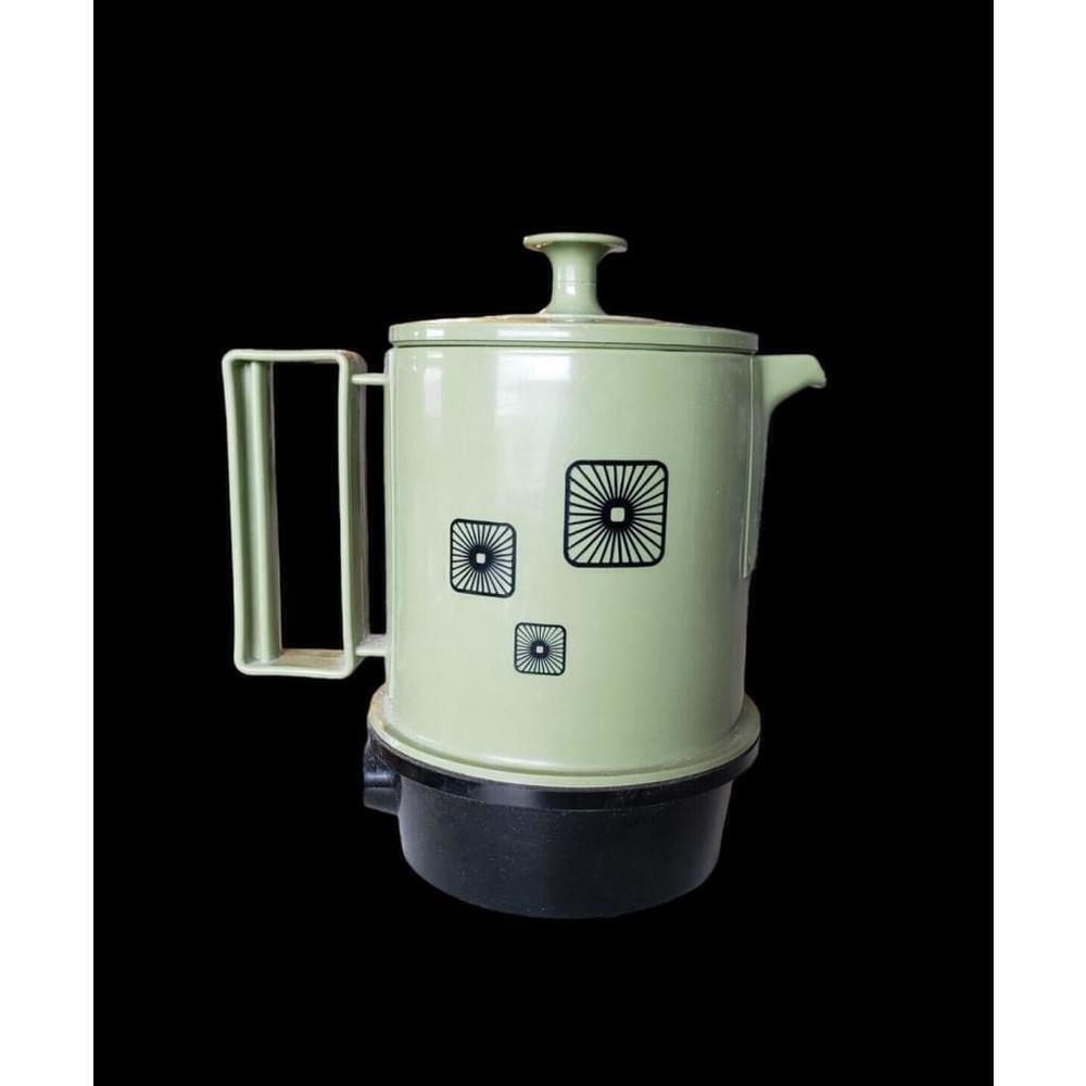 Vintage Regal 7427 Poly Perk Hot Pot Avacado Green 5 cup Coffee Tea works